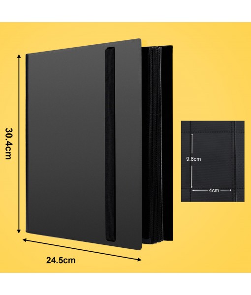 Revspoir Trading Cards Album - 432 Side Loading Pocket, 24 Pages, 18 Pockets Each Page