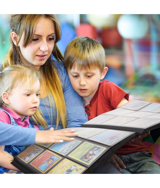 Revspoir Trading Cards Album - 432 Side Loading Pocket, 24 Pages, 18 Pockets Each Page