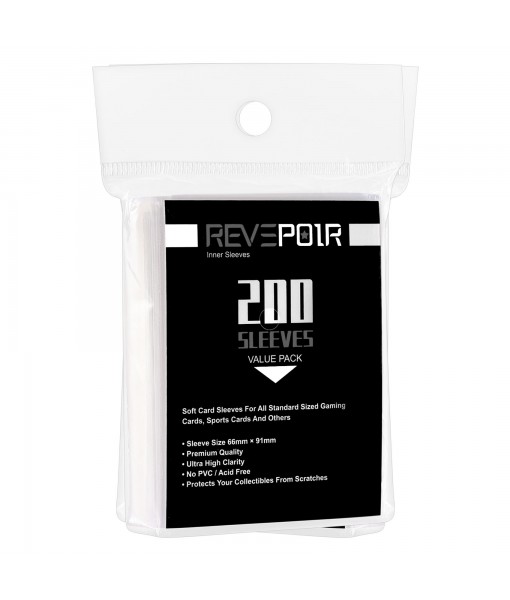 Revspoir 200pcs Trading Card Sleeves