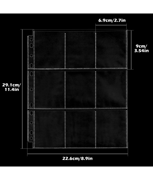 Revspoir 900 Pockets Trading Card Sleeves