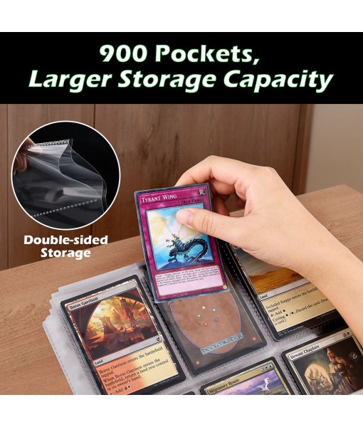 Revspoir 900 Pockets Trading Card Sleeves