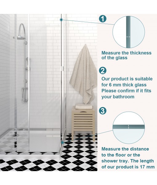 Revspoir 2x100cm Shower Screen Seal
